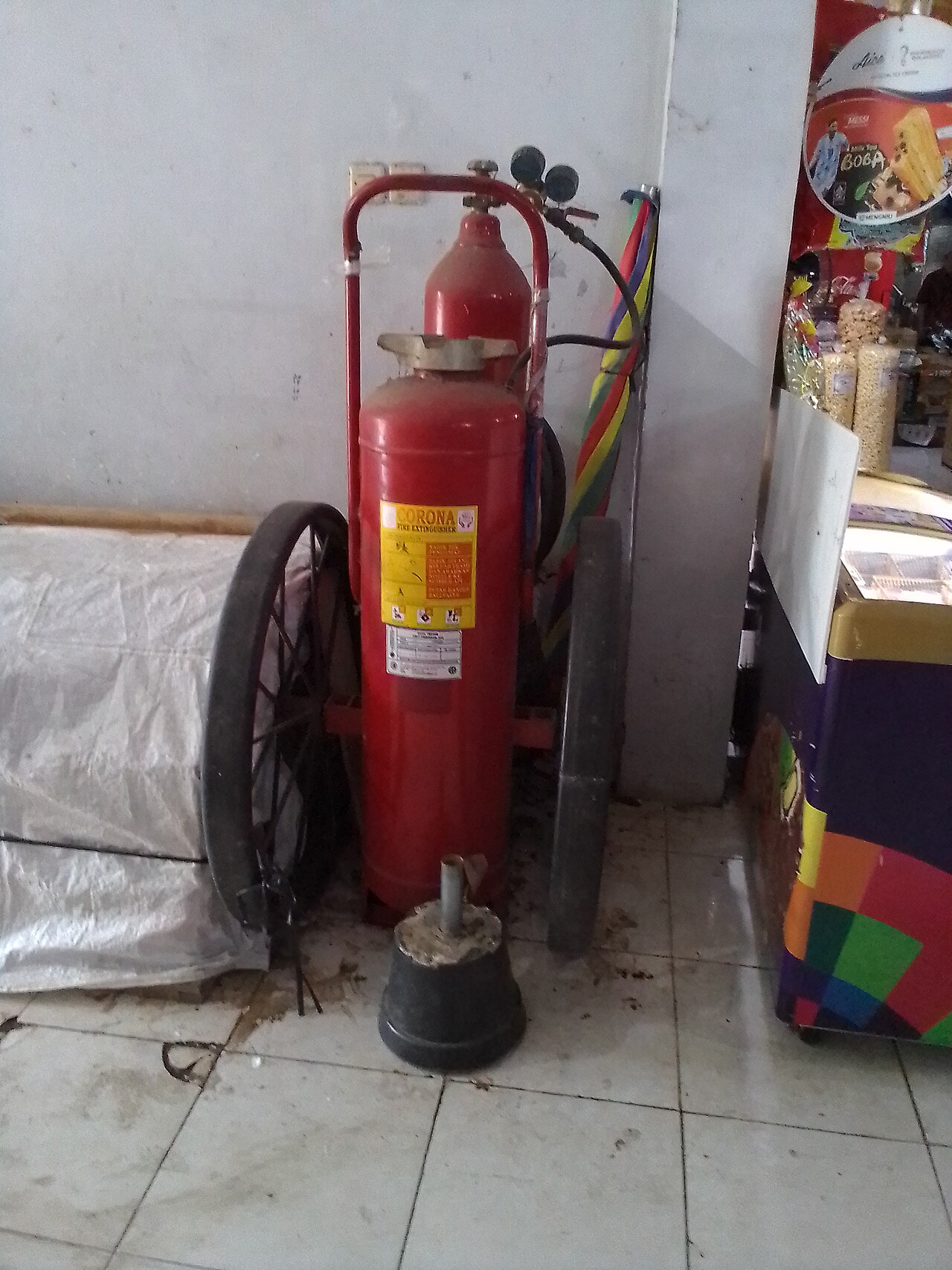 Operasi pemadaman kebakaran asera